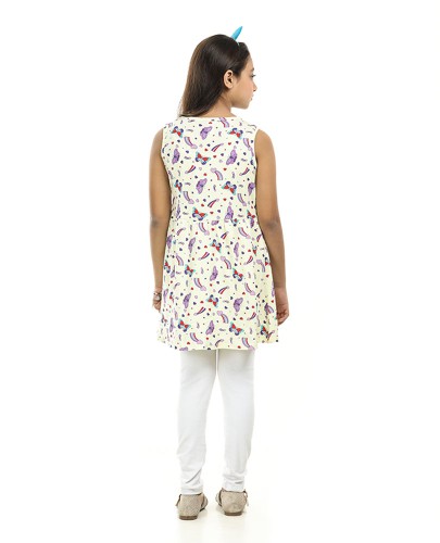 Girl's Sleeveless Frock